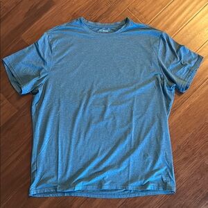 01.ALGO Men’s Blue Athletic Short Sleeve Shirt